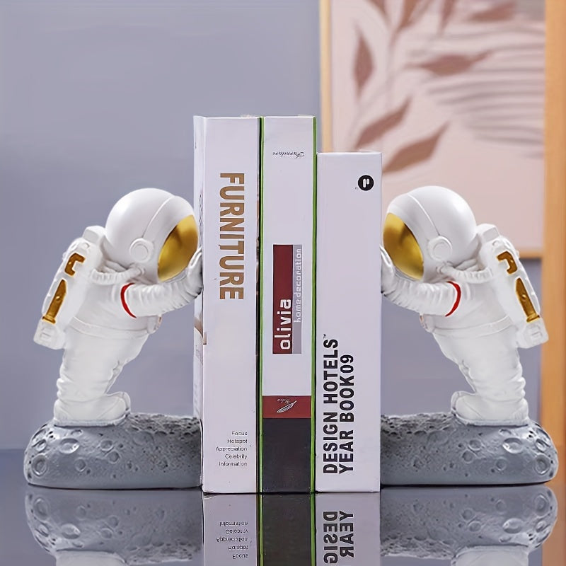 SpaceHold - 2 unidades de Suportes para Livros de Astronauta para Livros Pesados