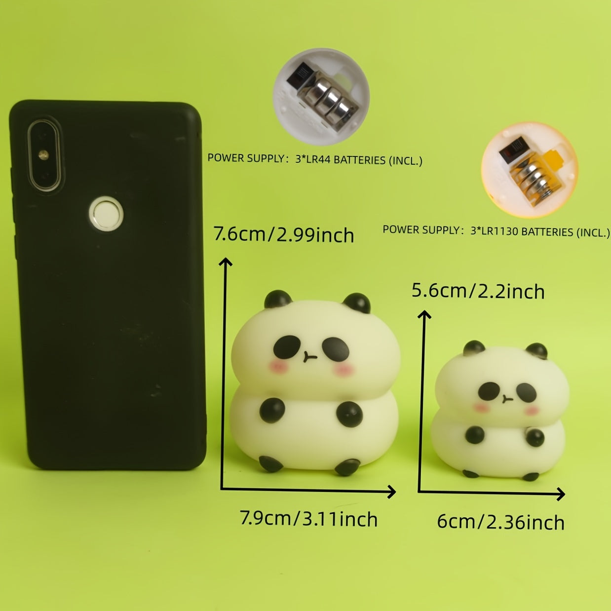 PandaGlow - Asian-inspired Panda Night Light with LED Lighting
