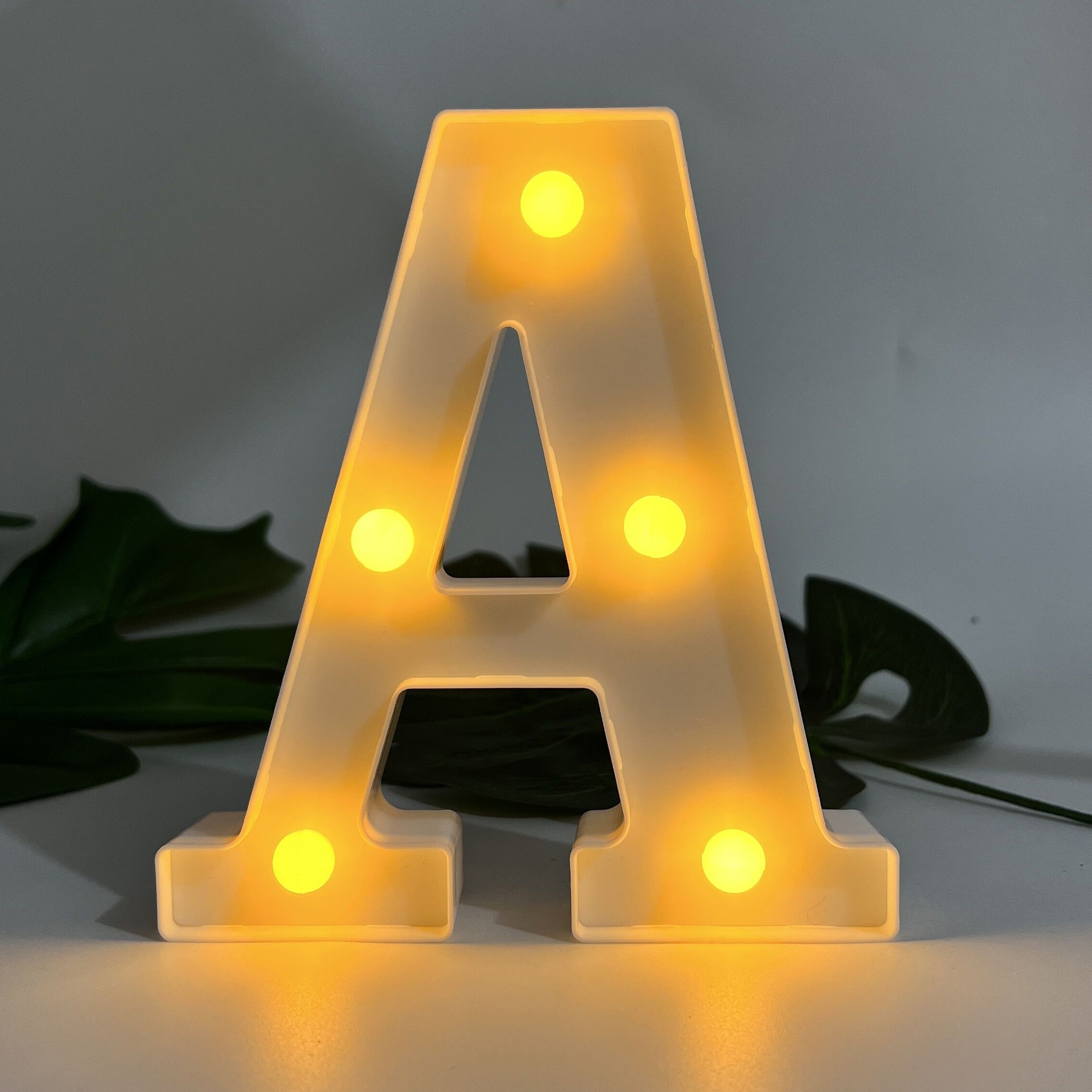 AlphaGlow - LED Decorative Letter Lamp with Battery Power Supply