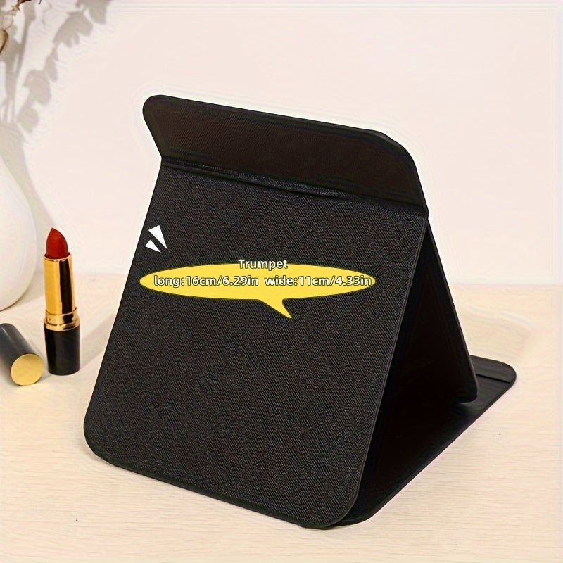 Espejo de Maquillaje Portátil Plegable – HD, Modelo de Mesa, Ideal para Mujeres y Niñas, Sin Batería
