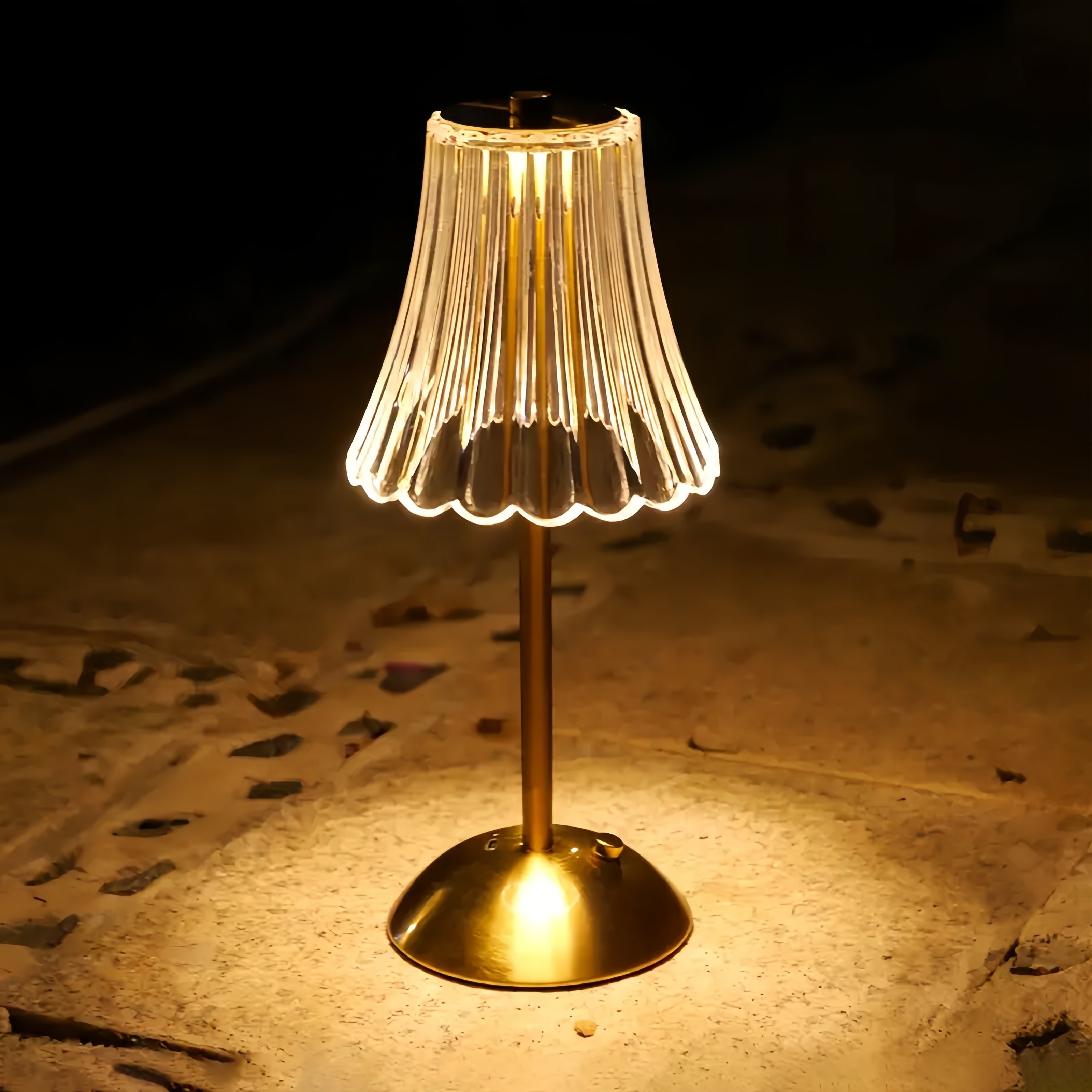 LumiGlow - Lampada da tavolo LED ricaricabile USB con controllo touch