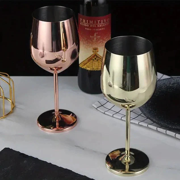 Copo de Vinho Espelhado RVS