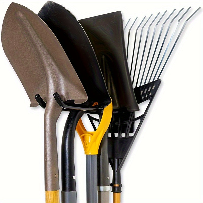 ToolRack - Organizador de Ferramentas de Jardim em Metal Pesado com Ganchos para Garagem