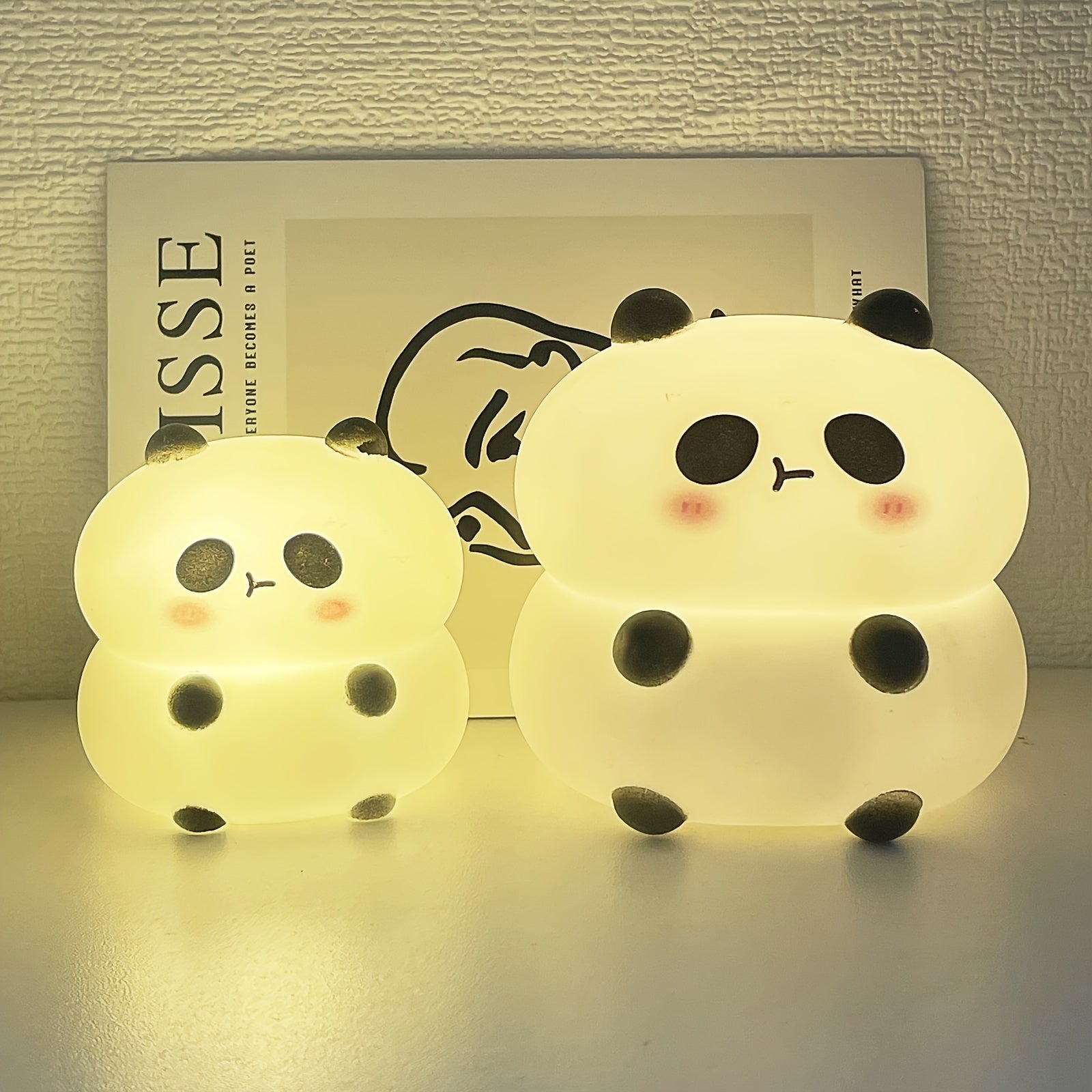 PandaGlow - Asian-inspired Panda Night Light with LED Lighting