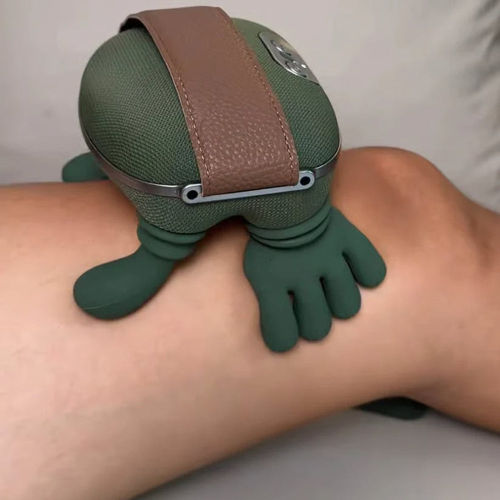 Aparelho Massagem Pescoco Vibracao Calor Portatil