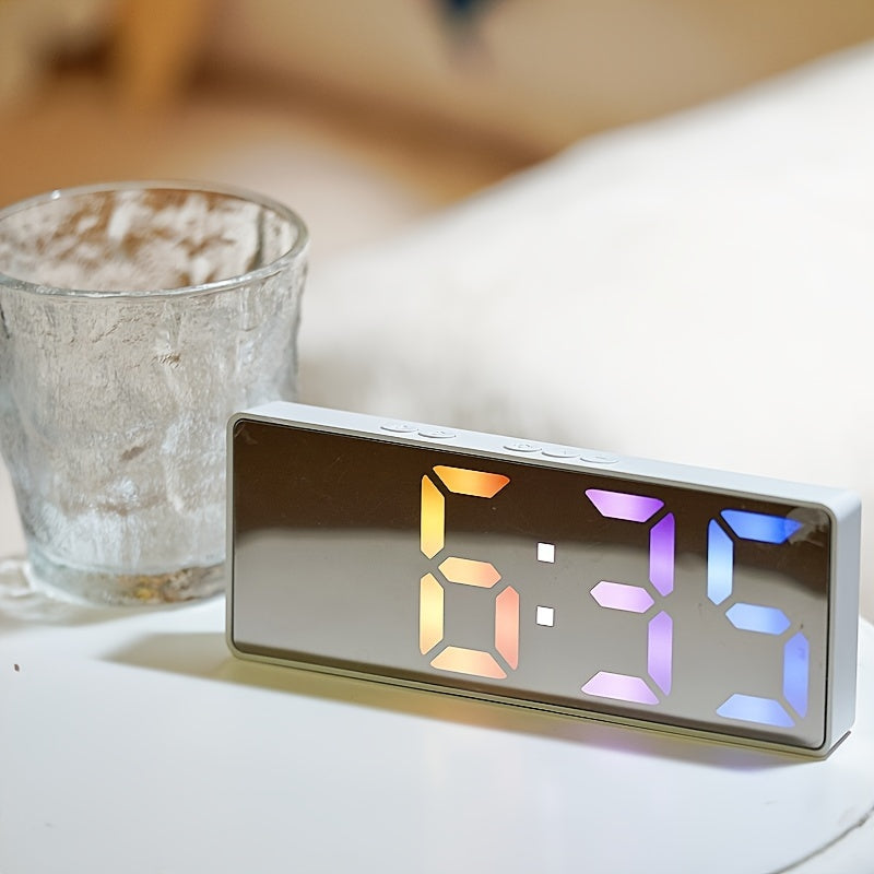 BrightTime - Multifunctional LED Alarm Clock with Date Display