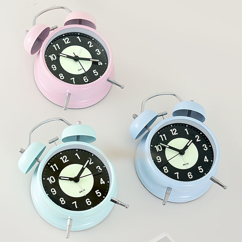 GlowClock - Silent Luminous Metal Alarm Clock