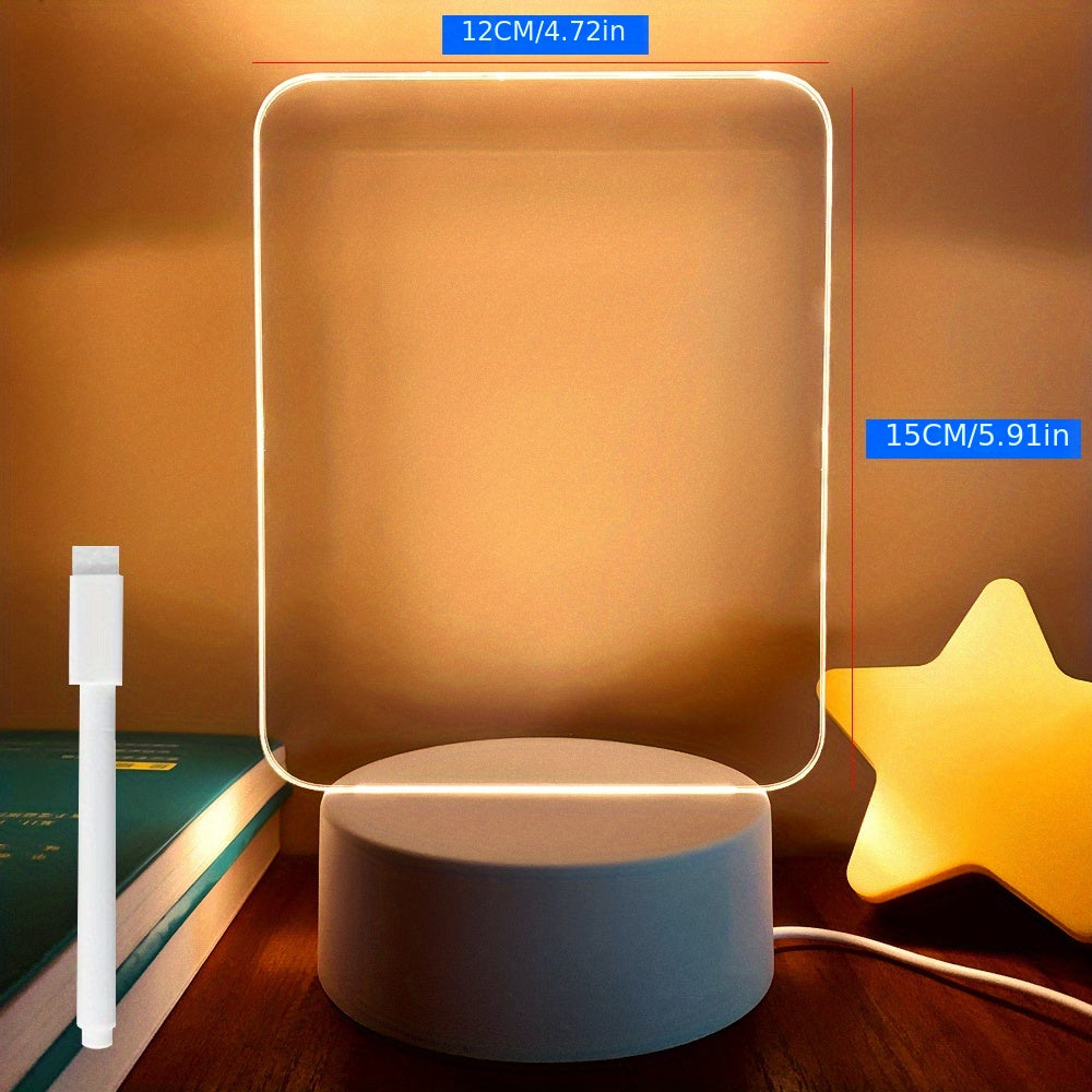 NoteGlow - LED Notice Board Night Light with USB Power Supply