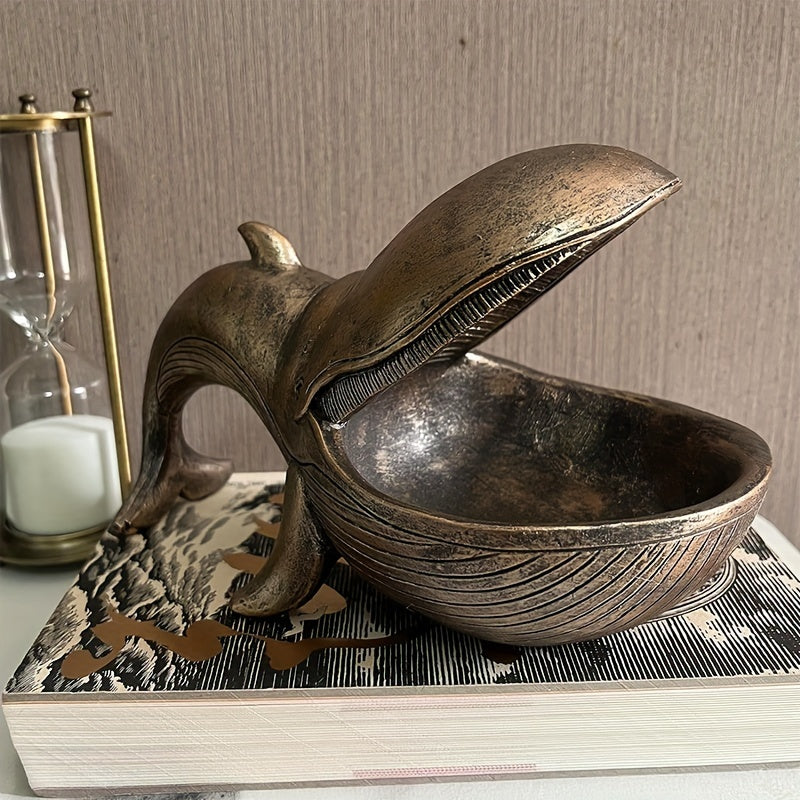 WhaleBox - Whale-shaped Resin Candy Dish for Keys & Decoration