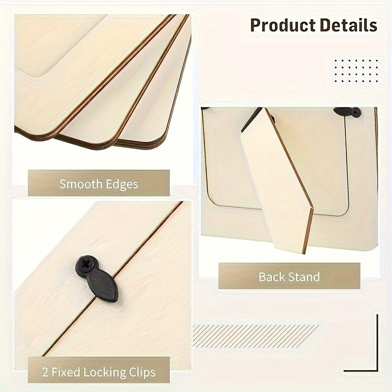 10 pieces 5-Inch Wooden Photo Frames - DIY Handmade in Modern Style, 12.45x17.02 cm, Table Decoration, Perfect for Family Memories and Home Decor