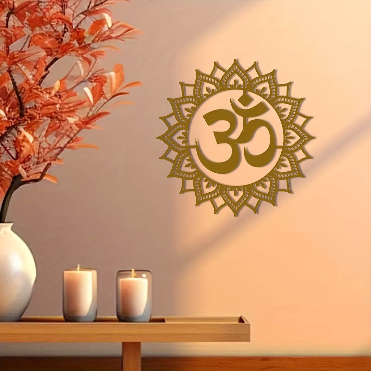 OmDecor - Iron Metal Om Wall Decoration