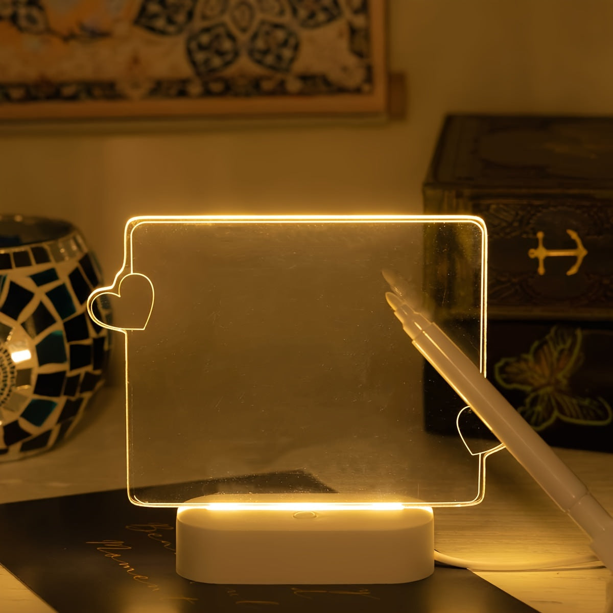LoveGlow - Lampada Notturna a Cuore d'Amore 3D USB