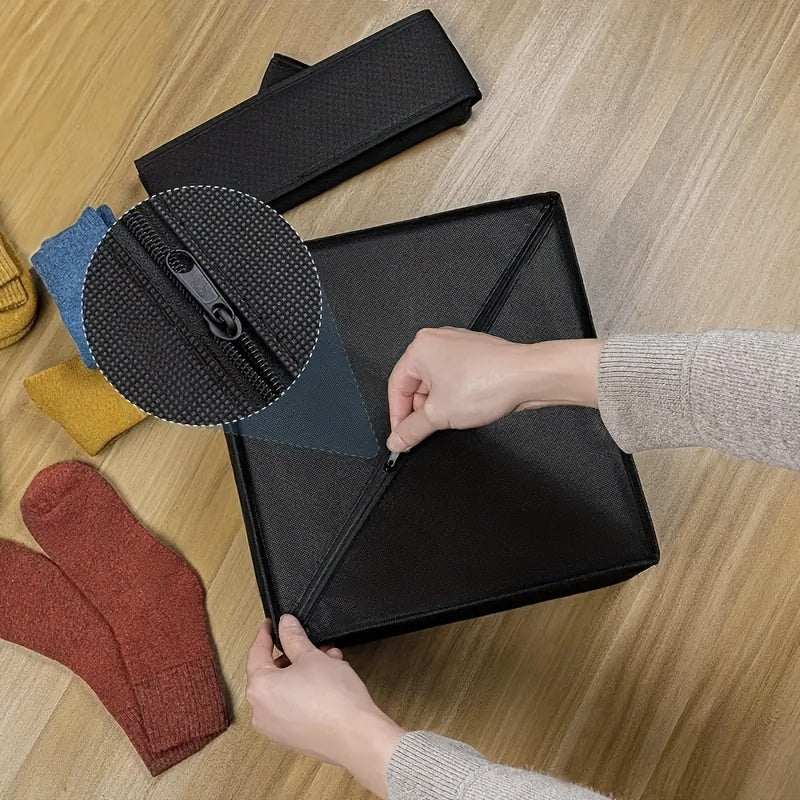 Set da 2 Organizer pieghevole per calze e biancheria intima con 24 scomparti