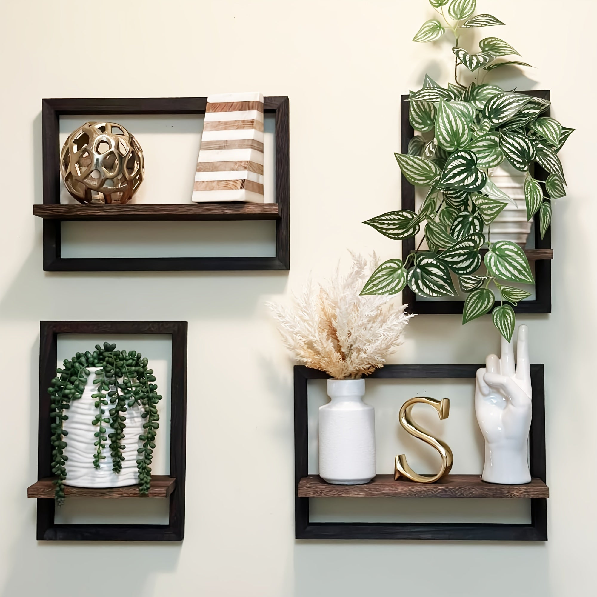 ModernShelf - Set of 2 Floating Shelves for Living Room