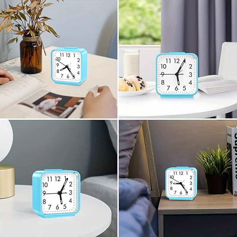 TimeEase - Sveglia Rettangolare Silenziosa con Lancette Luminose