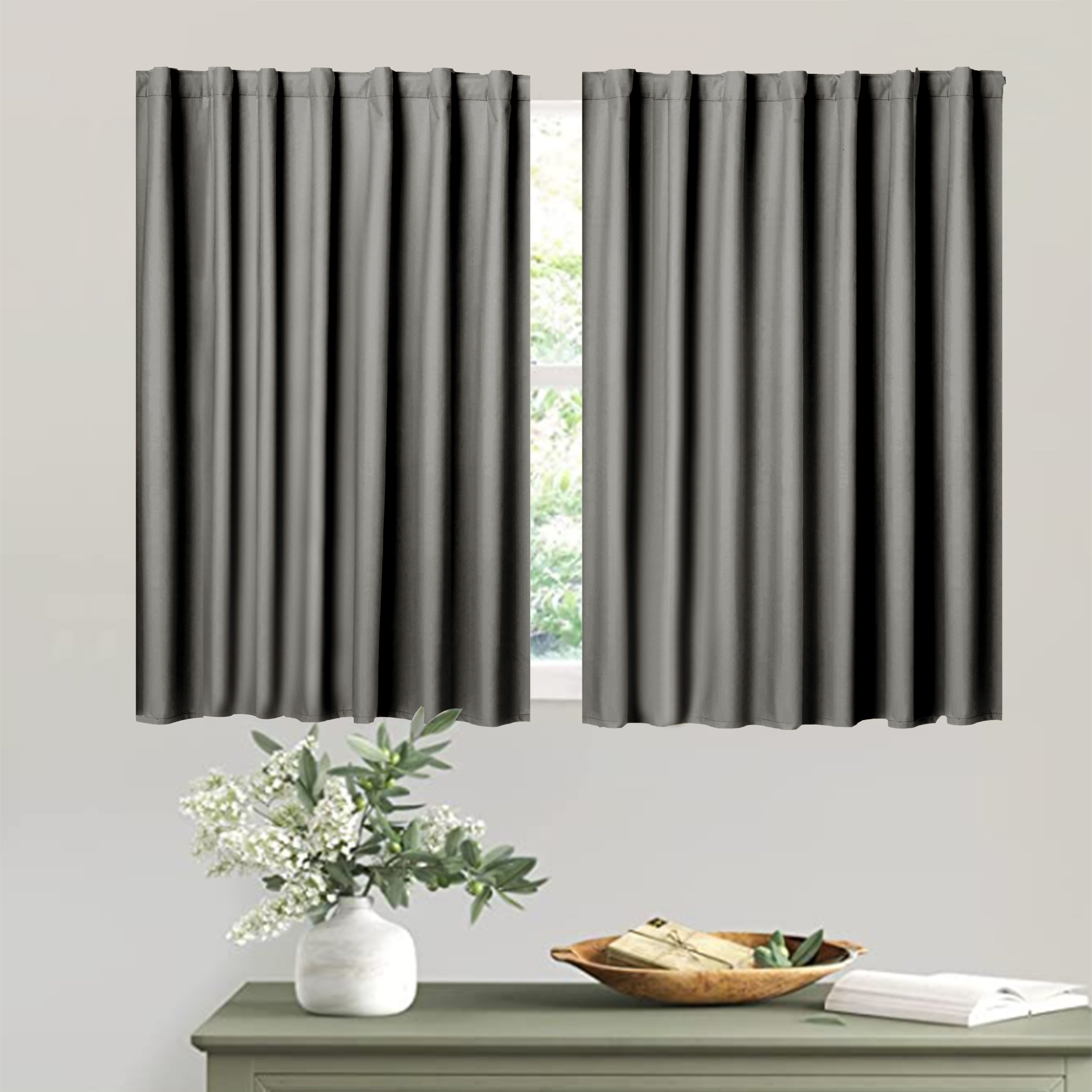 Blackout Curtains - 2 Pieces Blackout Curtain Panels for Bedroom and Living Room