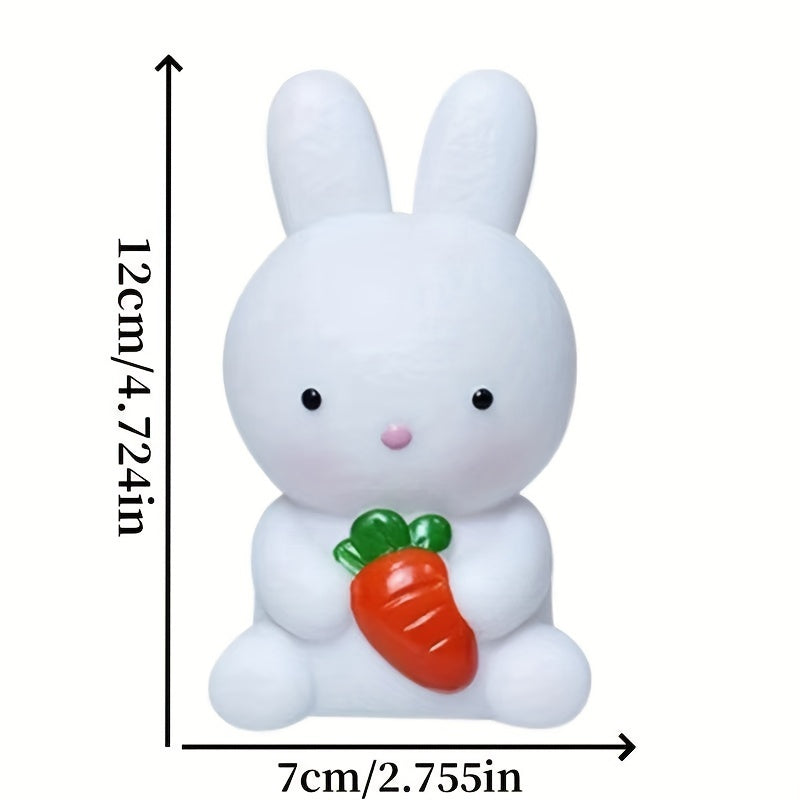 BunnyGlow - Cute Rabbit Lamp with LED Light for Decoration and Night Light