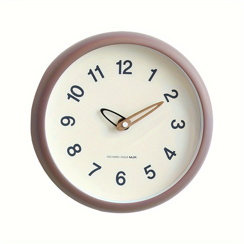 SilenceTime - Silent 10-Inch Wall Clock for Bedroom and Living Room