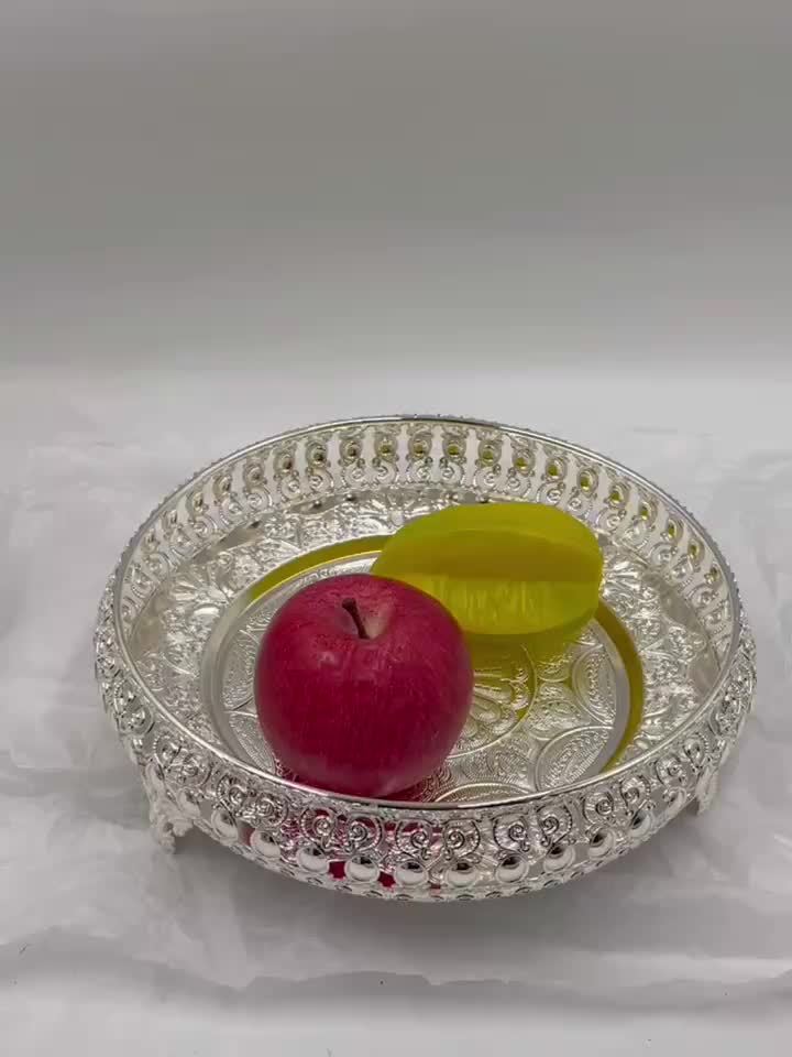 EuroServe-Fruitkom - Recipiente de Lanche em Aço Inoxidável para Sala de Estar e Decoração de Cozinha