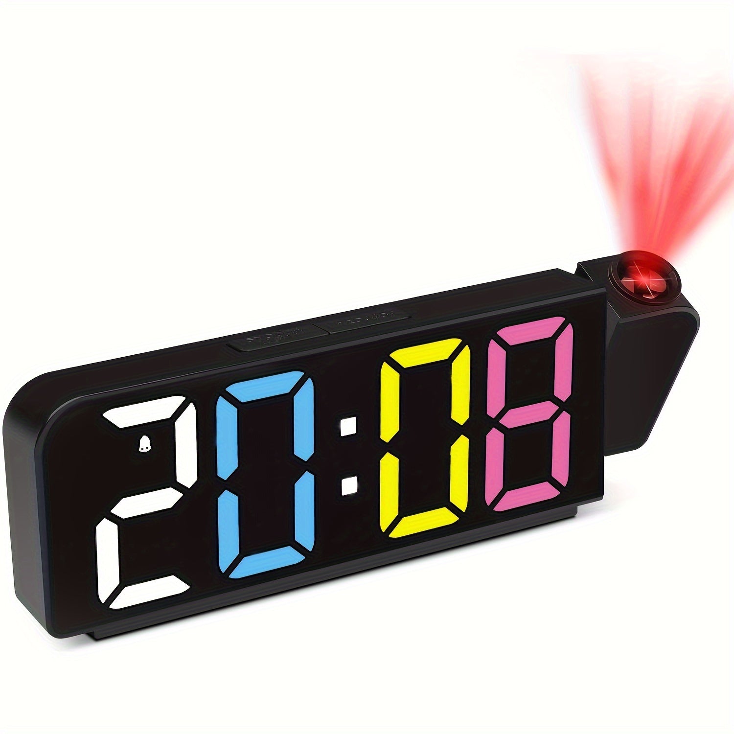 TimeView - Reloj despertador digital con proyección, función de repetición y visualización de fecha
