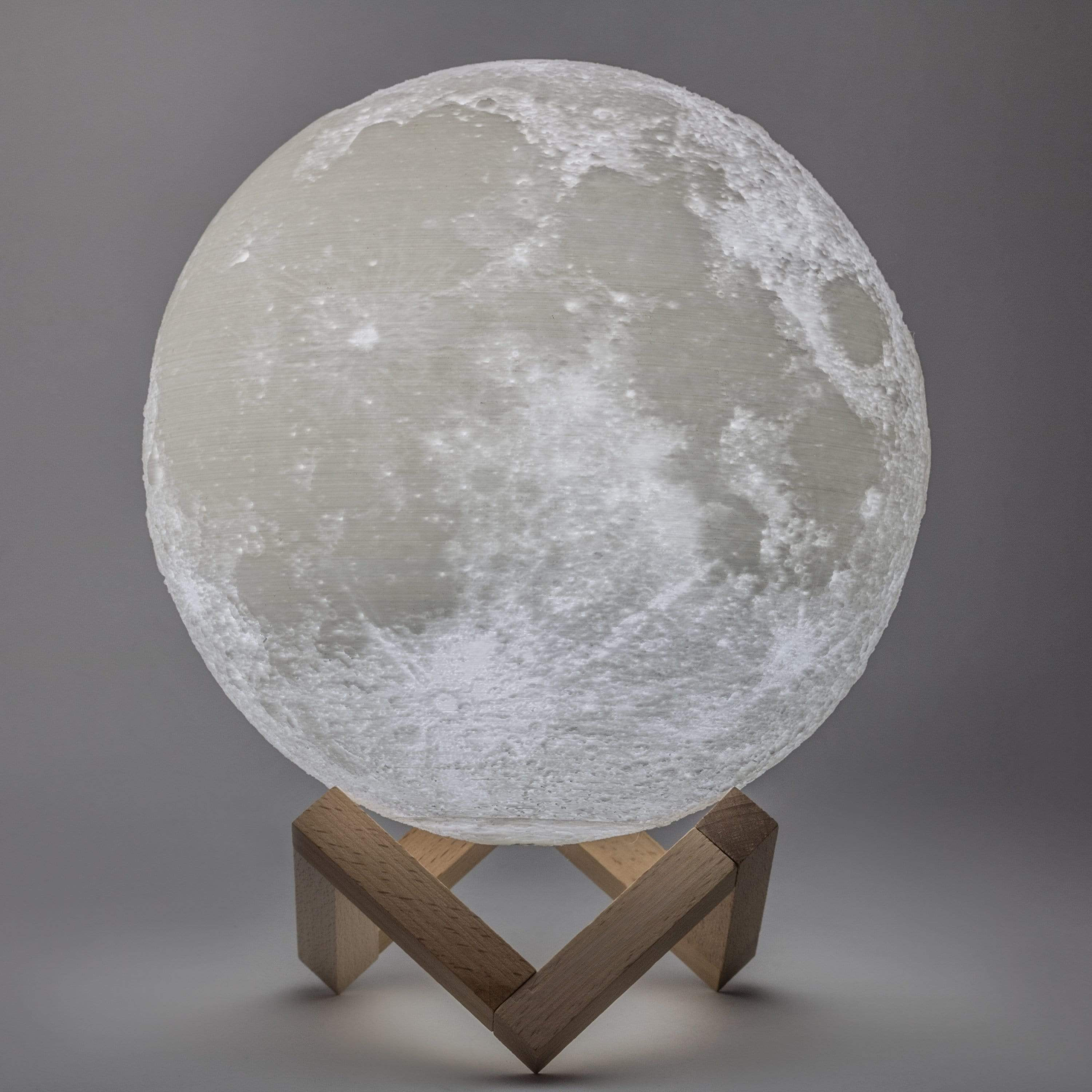 LunarGlow - Wireless Moon Lamp with 3D Detail