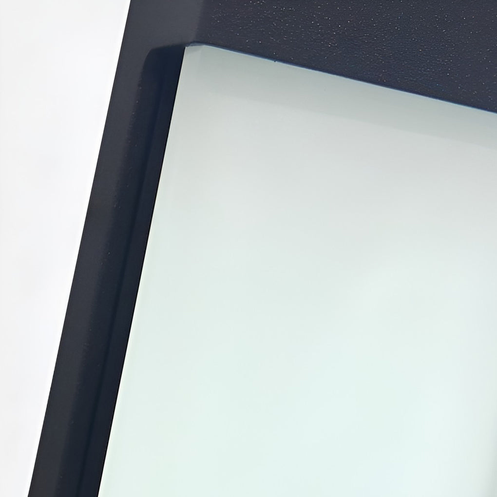2 Pezzi Lampade da Parete LED Solari Rettangolari Impermeabili