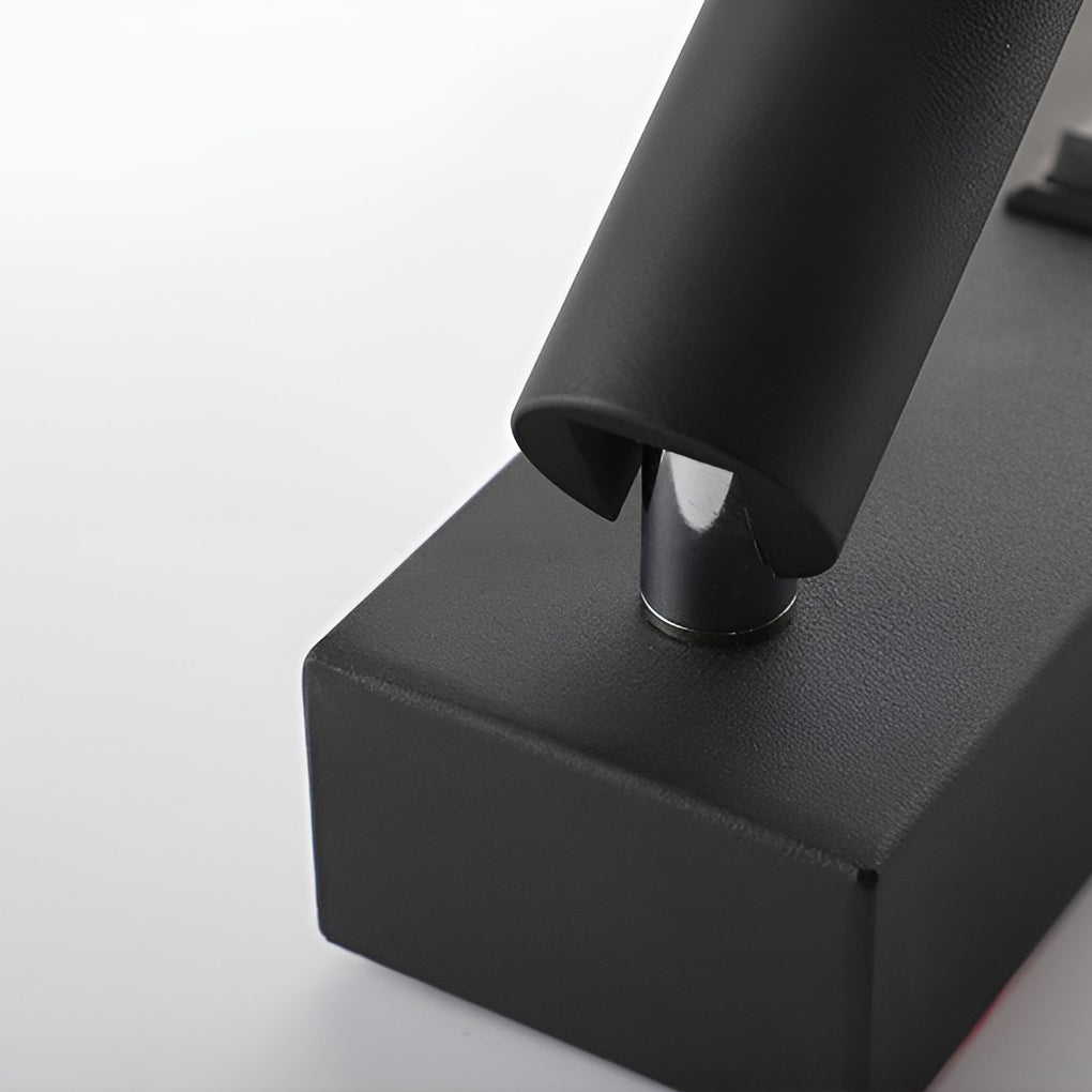 LuxiLicht - Lámpara de pared LED moderna ajustable con interruptor y puerto de carga USB