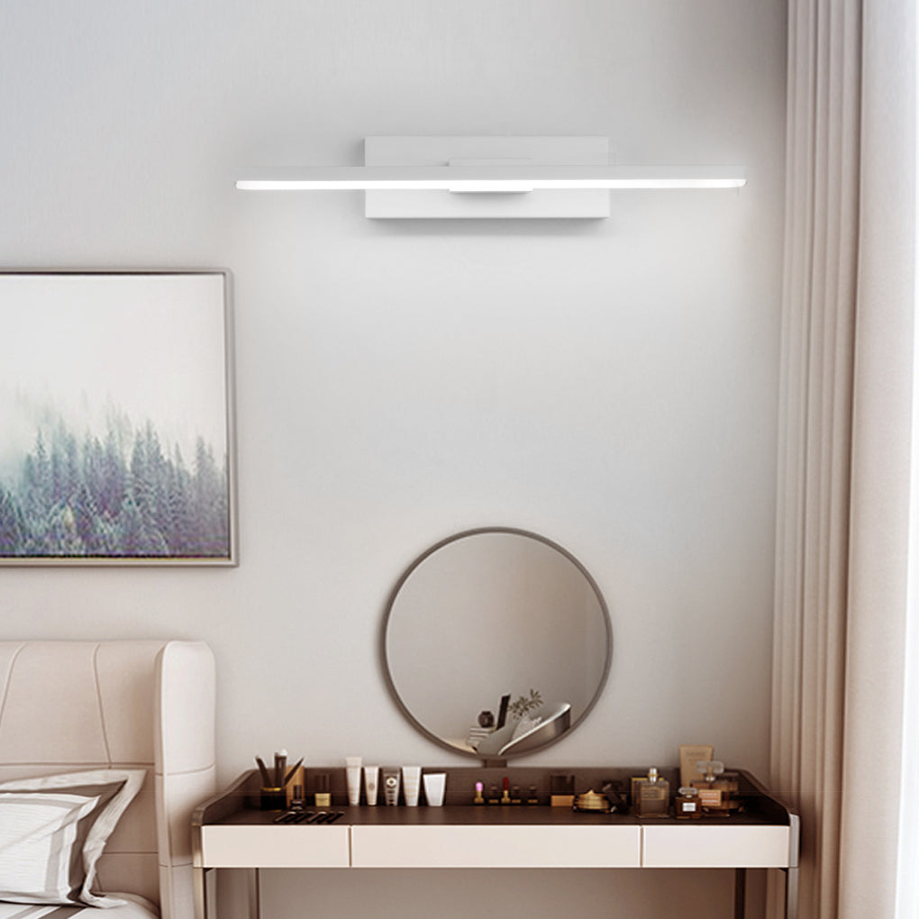 Lampada da parete moderna a striscia LED girevole