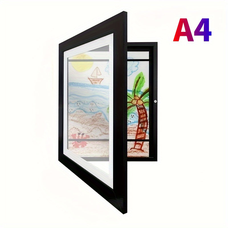 Marco de fotos magnético con frente intercambiable - Perfecto para pósters, fotos, pinturas y decoración de paredes para el hogar y la oficina