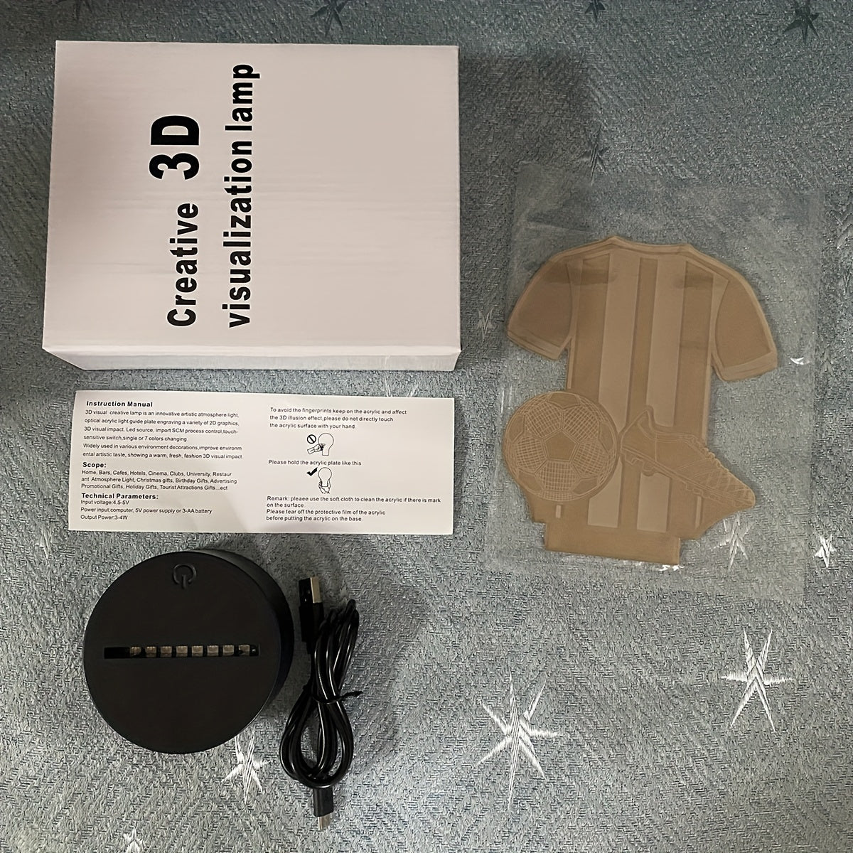 SportLamp - 3D LED Night Light for Football Fans