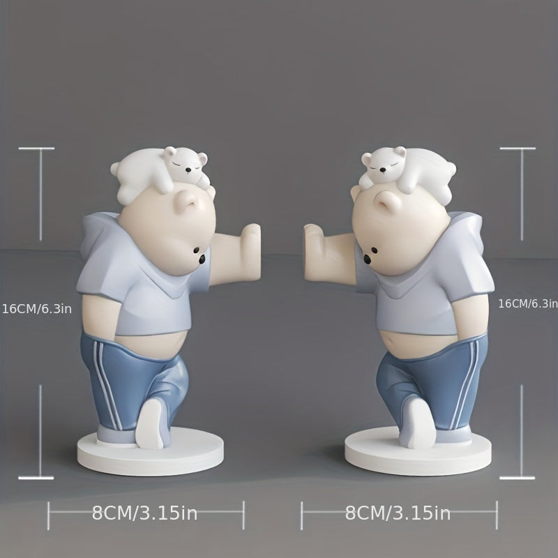 CharmingBear - Suportes Rígidos para Livros para Escritório e Decoração de Entrada