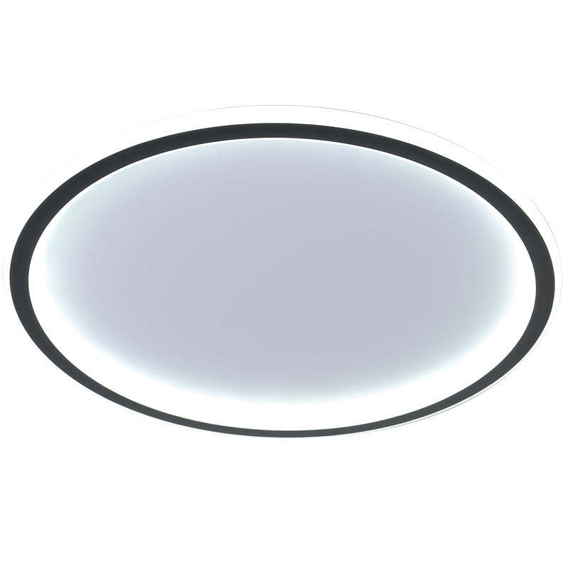 LunaNova - Lampada da soffitto LED rotonda moderna in metallo/acrilico