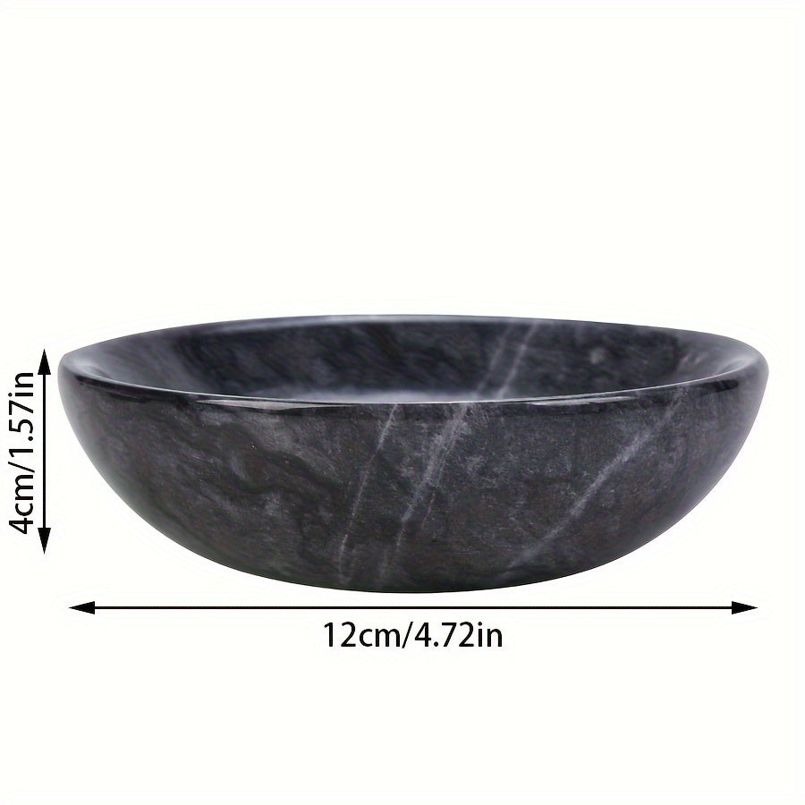 MarbleServe-Tigela - Elegante Tigela Decorativa em Mármore para Casa e Cozinha
