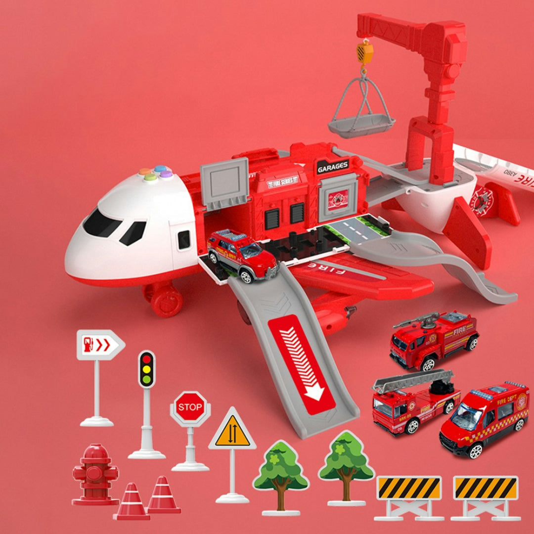 Aéreo Juguete Vehículos Niños Set Misiones Aeropuerto