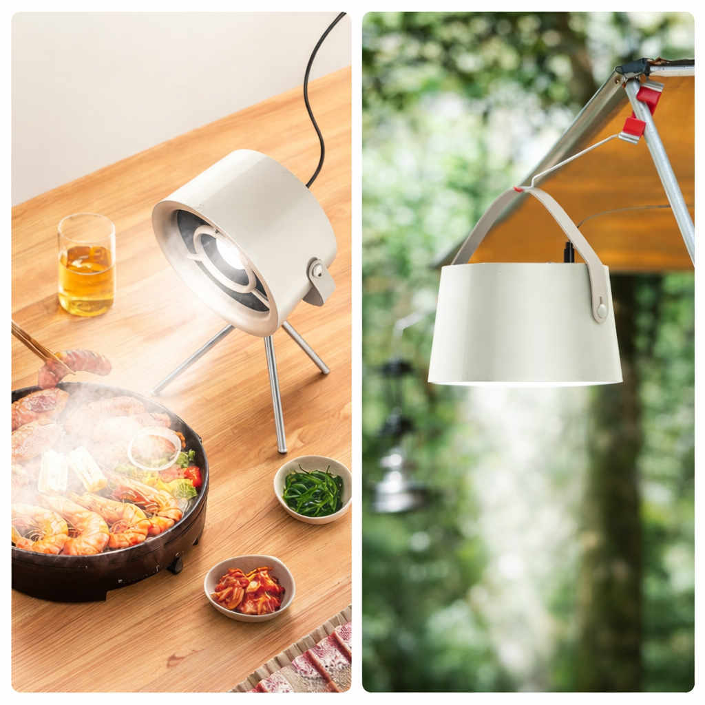 Kitchen Exhaust Fan Portable Table Cooking Smoke Extractor