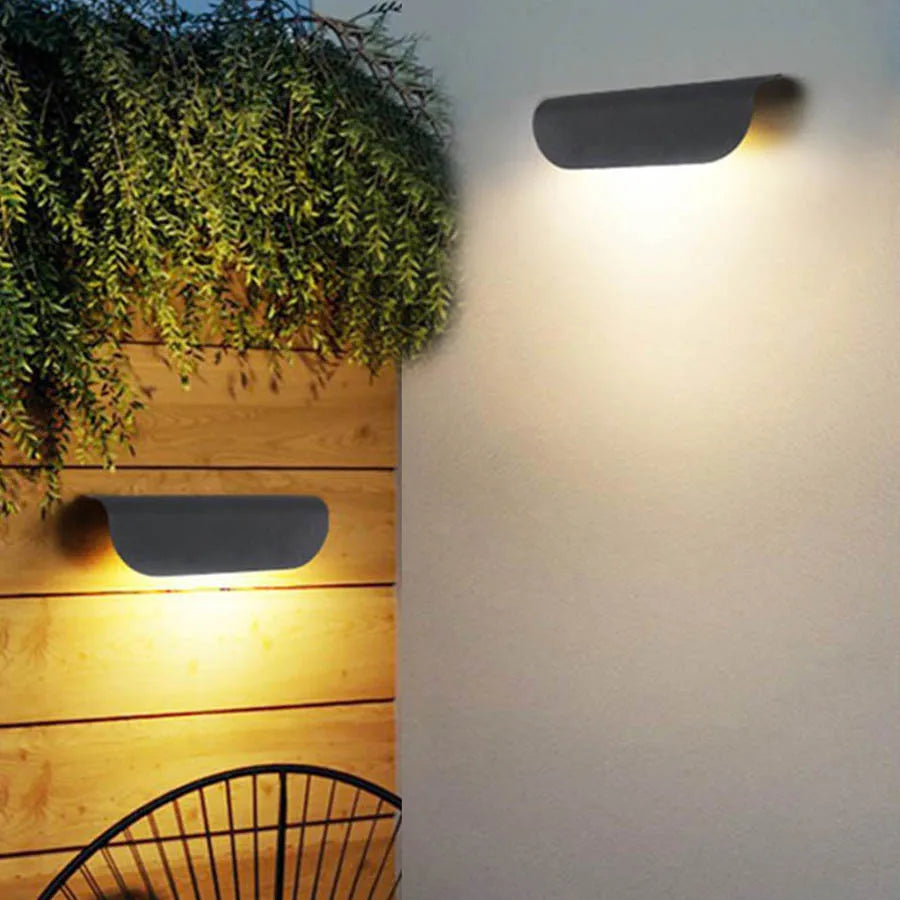LumiGuard - Candeeiro de Parede LED Impermeável para Exterior, Moderno e Poupa Energia
