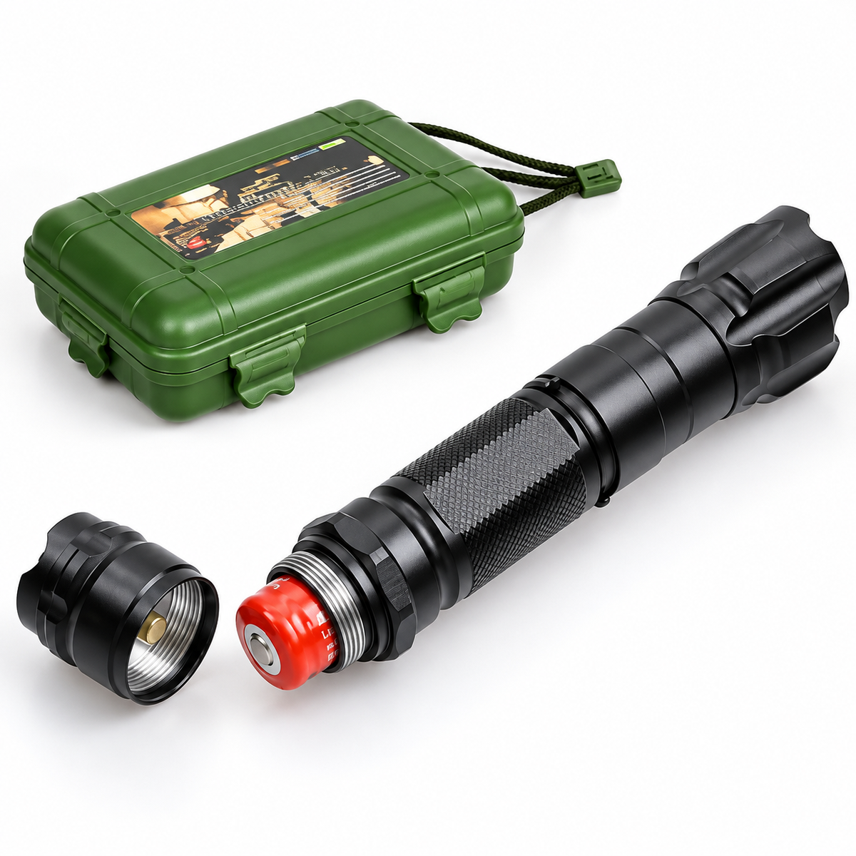 Laser Pointer Green Beam Rechargeable Long Range Aluminum Design