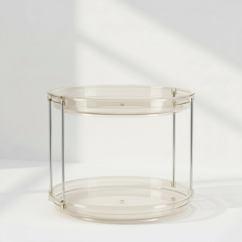 Organizzatore Cucina Piattaforma Girevole Compatta Bagno