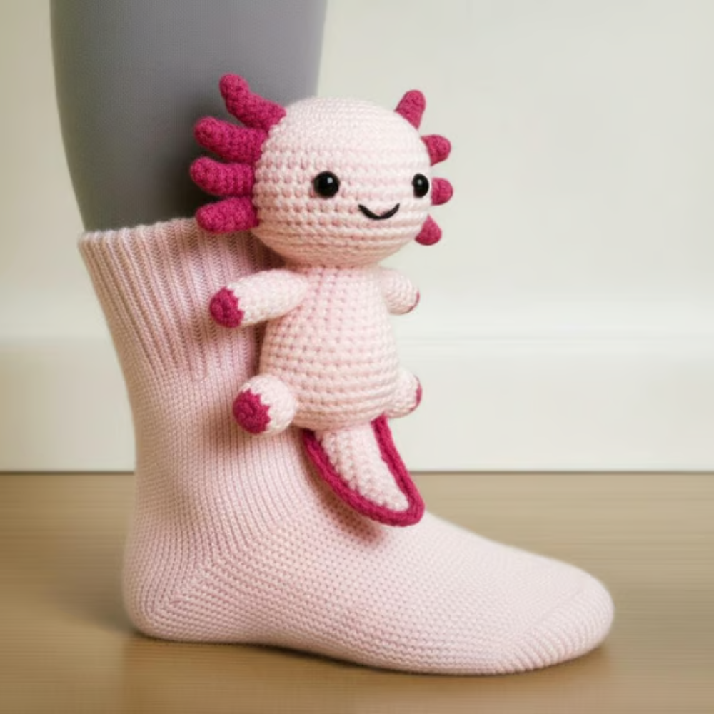 Animal Plush Slipper Socks Non-Slip Indoor Comfort Warmth 8