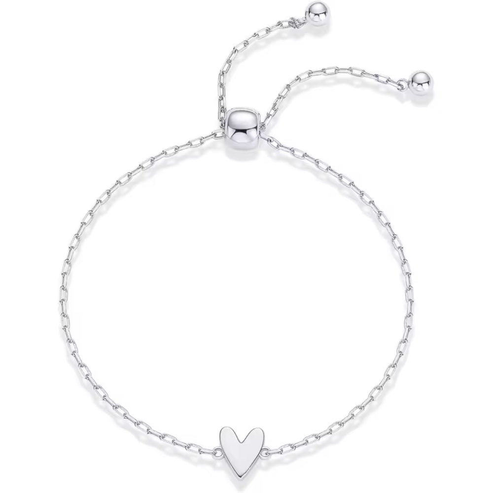 Set braccialetti cuore color oro regolabile amicizia