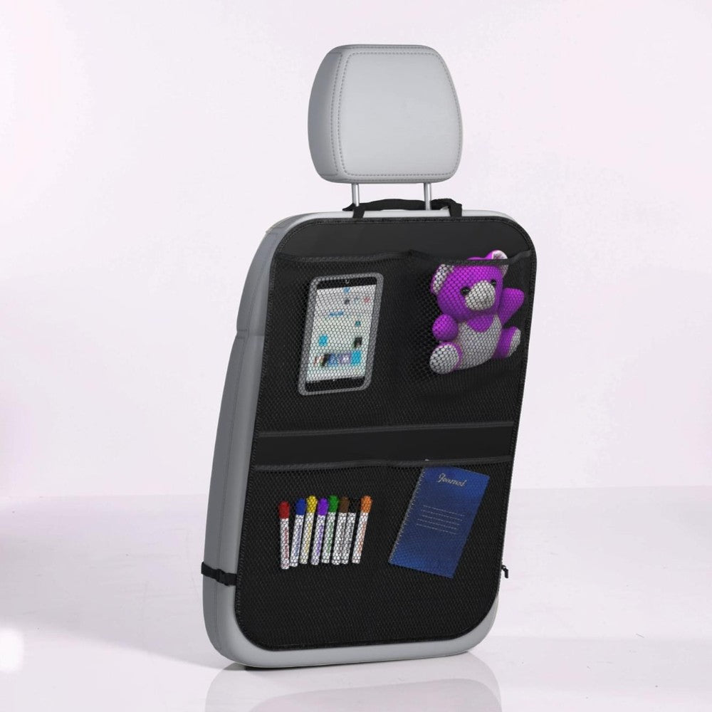Car Seat Organizer Back Protector Storage Pockets