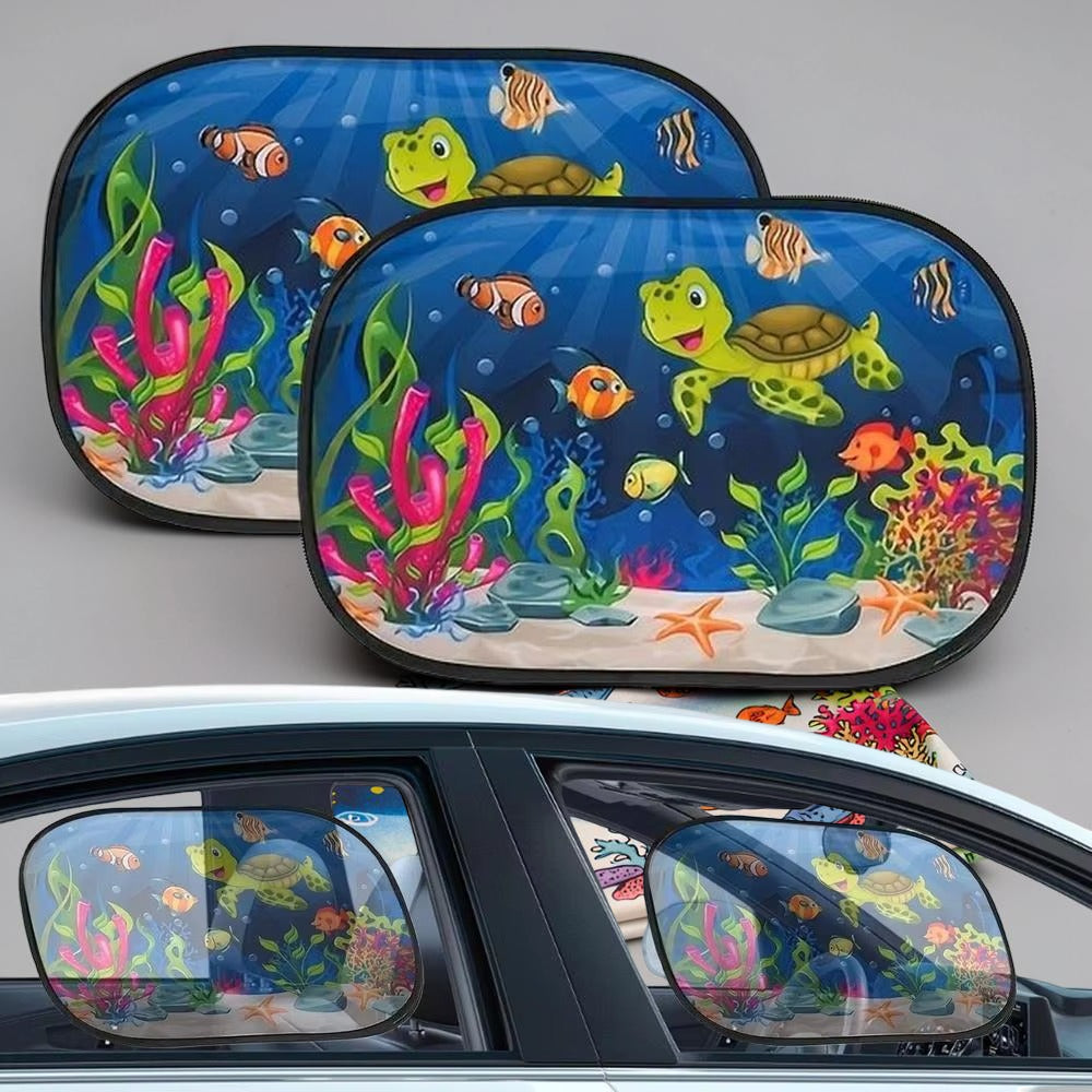 Parasole Auto Finestrino Protezione UV Bambini Schermo Solare