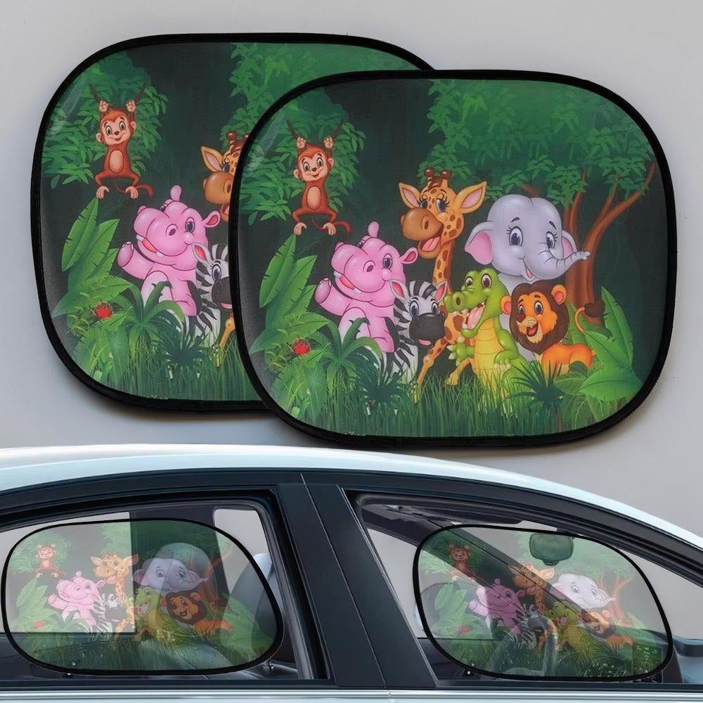 Parasole Auto Finestrino Protezione UV Bambini Schermo Solare