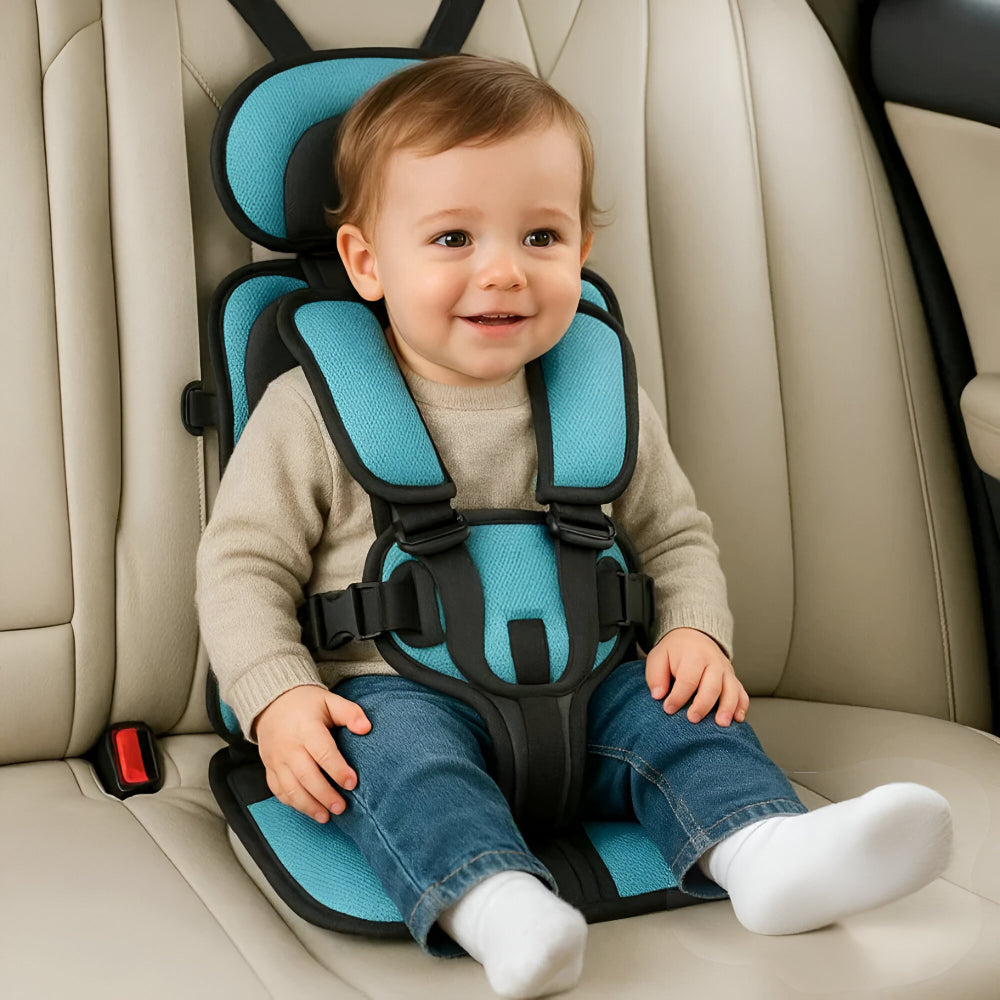 Seggiolino Auto Bambino Portatile Cintura di Sicurezza Viaggio Comfort