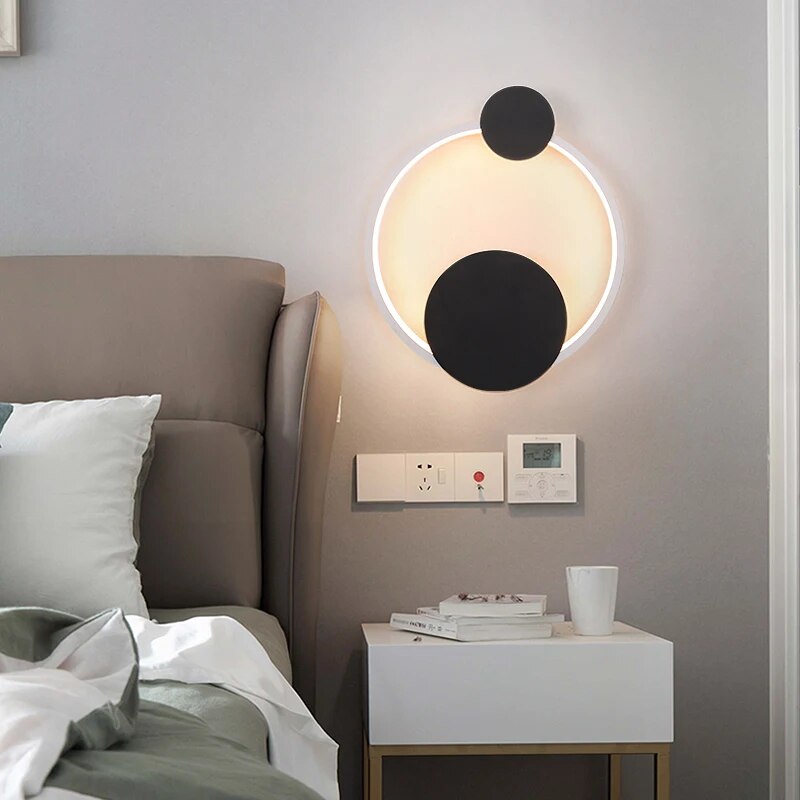 CreativeGlow - Candeeiro de Parede LED Moderno com Design Criativo – Iluminação Decorativa