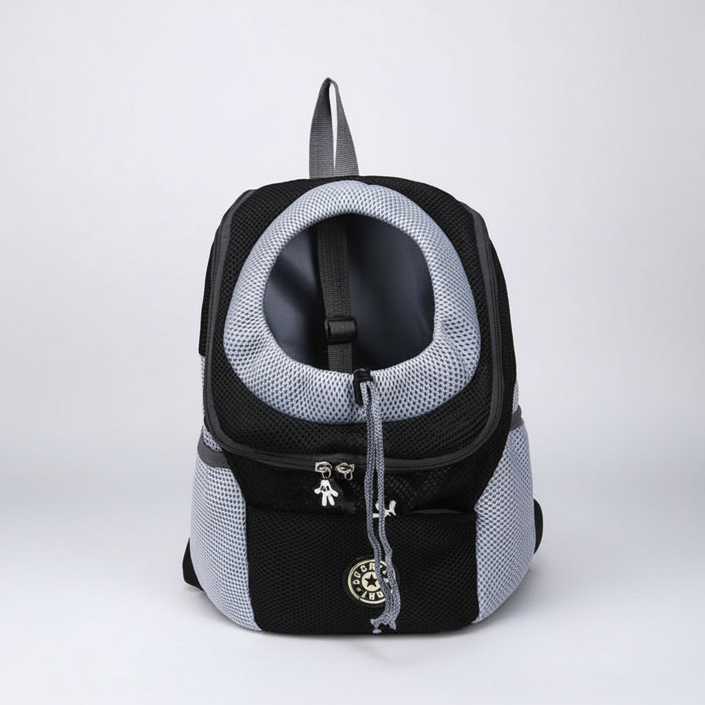 Mochila portadora de perros transpirable Ajustable Segura y cómoda