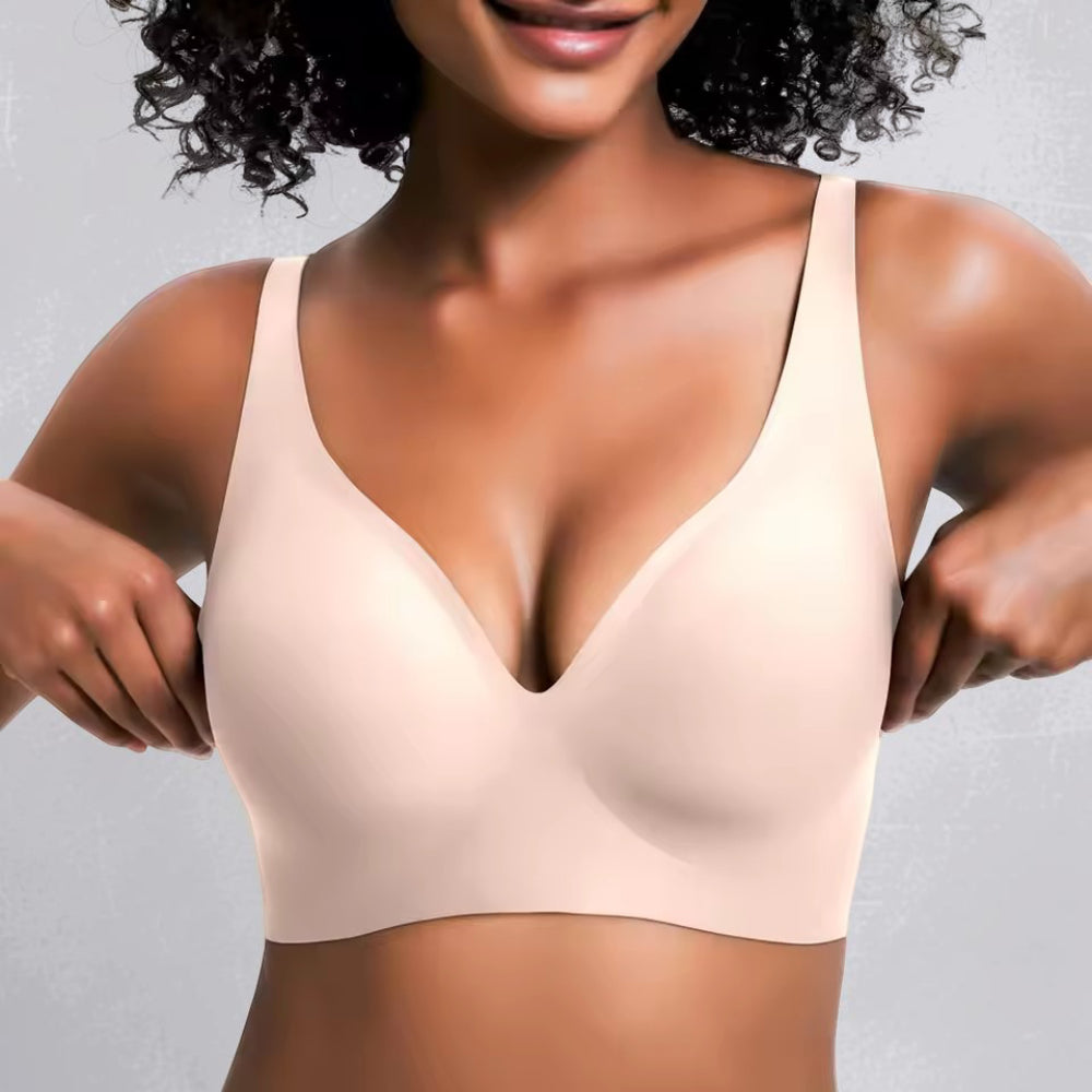 Sutiã Sem Costuras Sem Aro com Alças Ajustáveis Confortável para Senhora BH