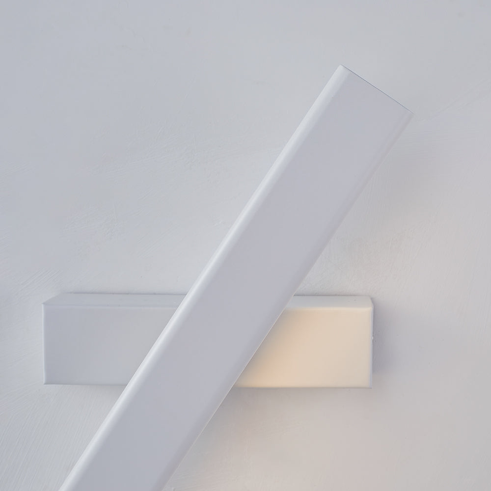 Applique Moderna LED Aqsa Interna Orientabile Rettangolare Metallo/Legno Soggiorno