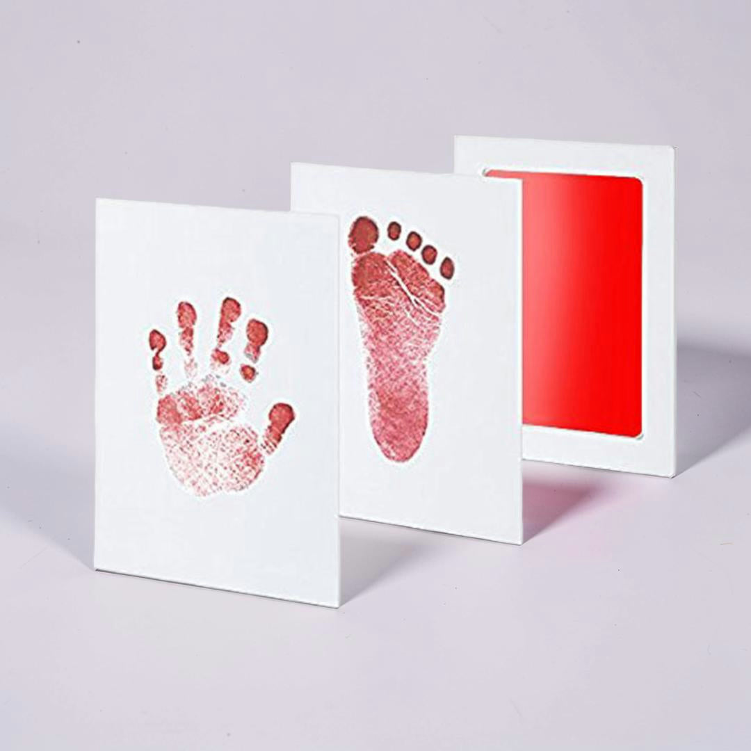 Baby Handprint Footprint Kit Ink Pad Keepsake Print Frame