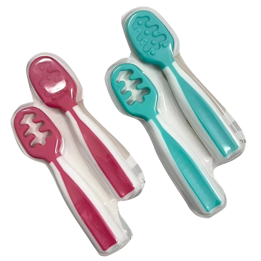 Baby Spoon Self Feeding Training Spoon Toddler Utensil Set